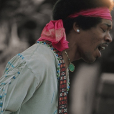 Jimi Hendrix Wearing Headband