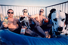 Sublime Band Photo with Dog